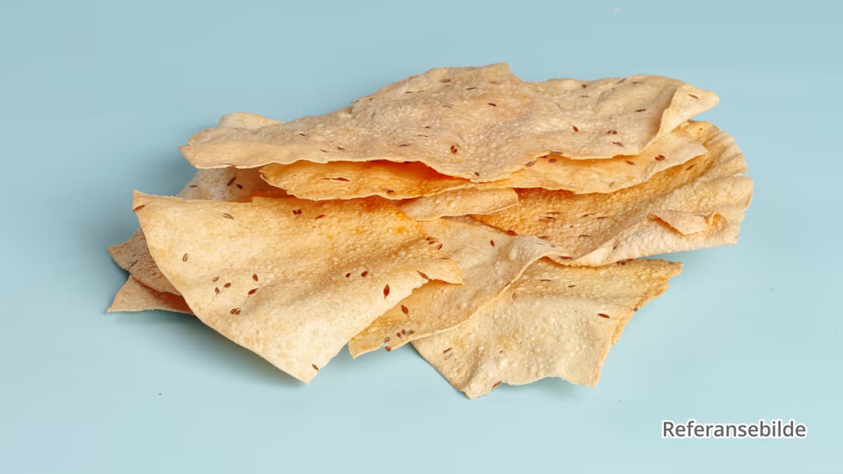 Pappadums med dip (Glutenfri)