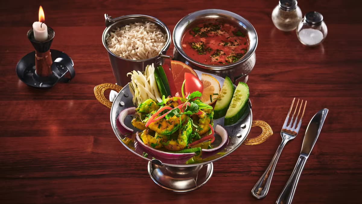 13. Tandoori Garlic Jhinga (M, C, SN, SK)